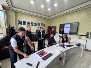 吕刚督导防汛工作并看望慰问防汛值守人员